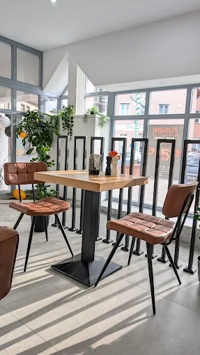 Echter Blick in den Gastraum von Fusion Kitchen